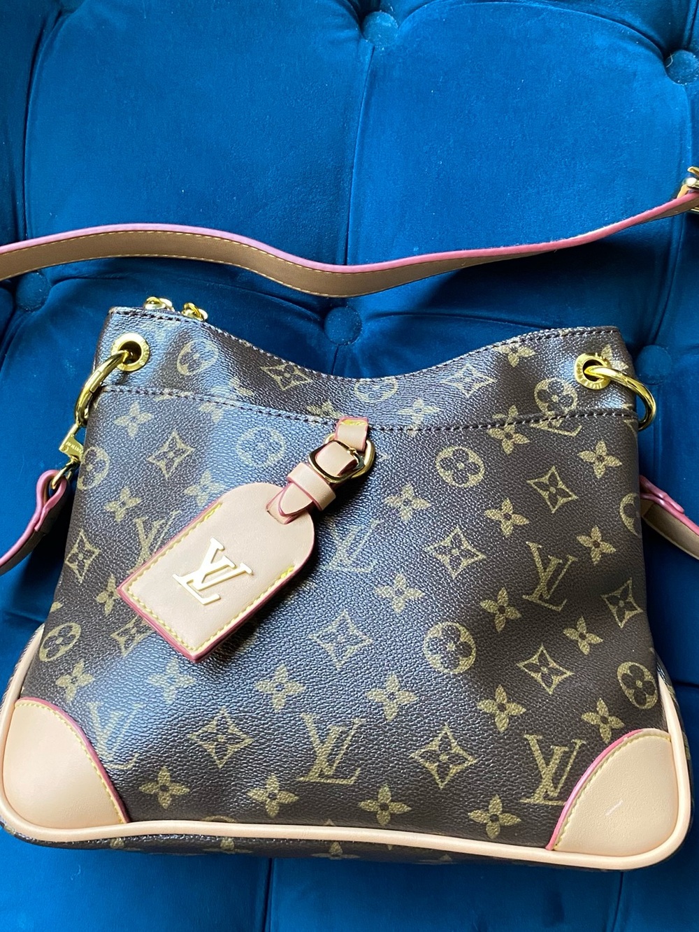 FASHION DESIGNER INSPIRED MONOGRAM SHOULDER BAG - Picture 2 of 16